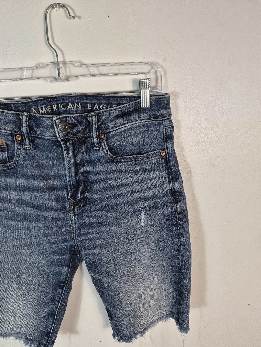 American Eagle Air Flex Denim Shorts Men's Size 30 Blue 9